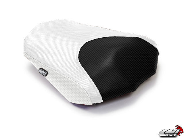 LUIMOTO (Raven Edition) Passenger Seat Covers for the YAMAHA FZ1 (06-15)