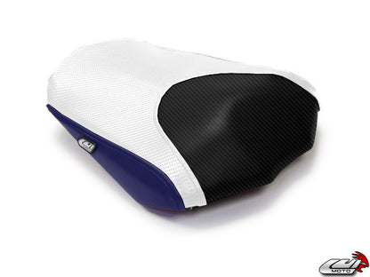 LUIMOTO (Raven Edition) Passenger Seat Covers for the YAMAHA FZ1 (06-15)