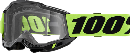 100% Accuri 2 Goggle - Neon Yellow - Clear Lens 50013-00040