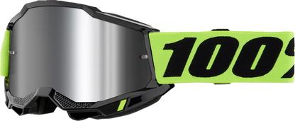 100% Accuri 2 Goggle - Neon Yellow - Silver Mirror Lens 50014-00040