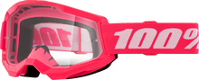 100% Strata 2 Goggle - Pink - Clear Lens 50027-00017