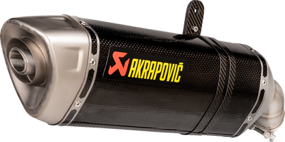AKRAPOVIC Slip-On Line Muffler - Carbon Fiber/Titanium S-K4SO8-HRC