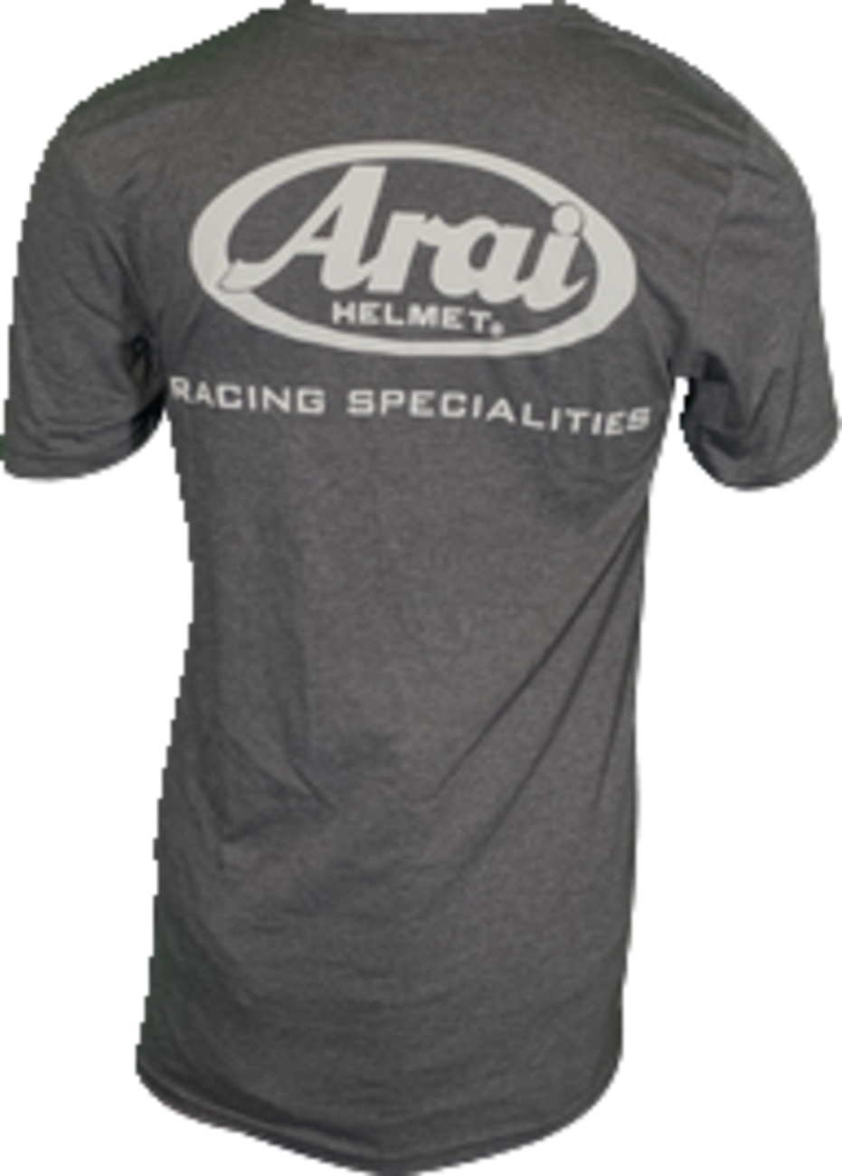 ARAI HELMETS Arai Helmet T-Shirt - Dark Heather Gray - Small 121563