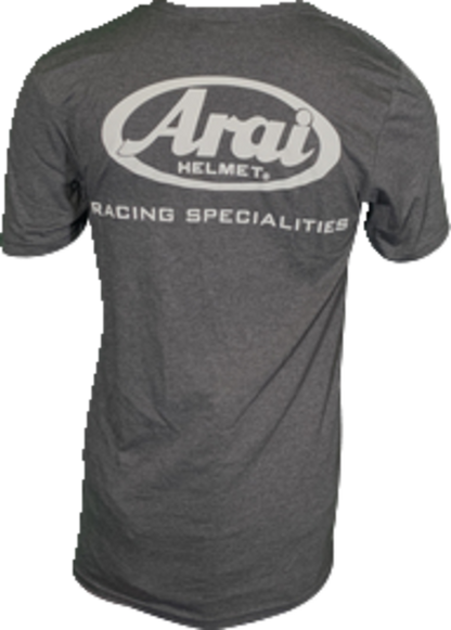 ARAI HELMETS Arai Helmet T-Shirt - Dark Heather Gray - Small 121563