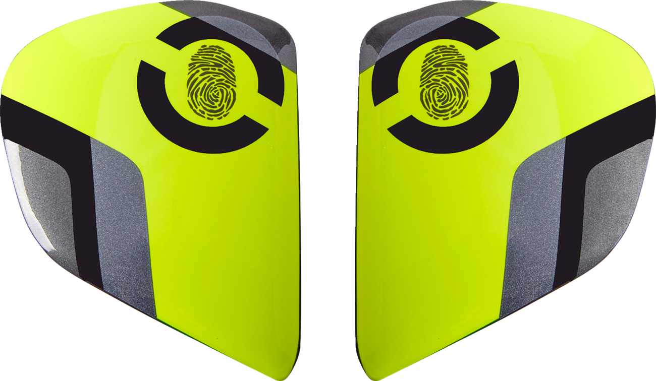 ARAI HELMETS Vas-V Side Pods - Face - Fluorescent Yellow 025726