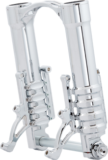 ARLEN NESS Fork Legs - 49 mm - Chrome - For Custom Radial Mount Brake Caliper 120-012