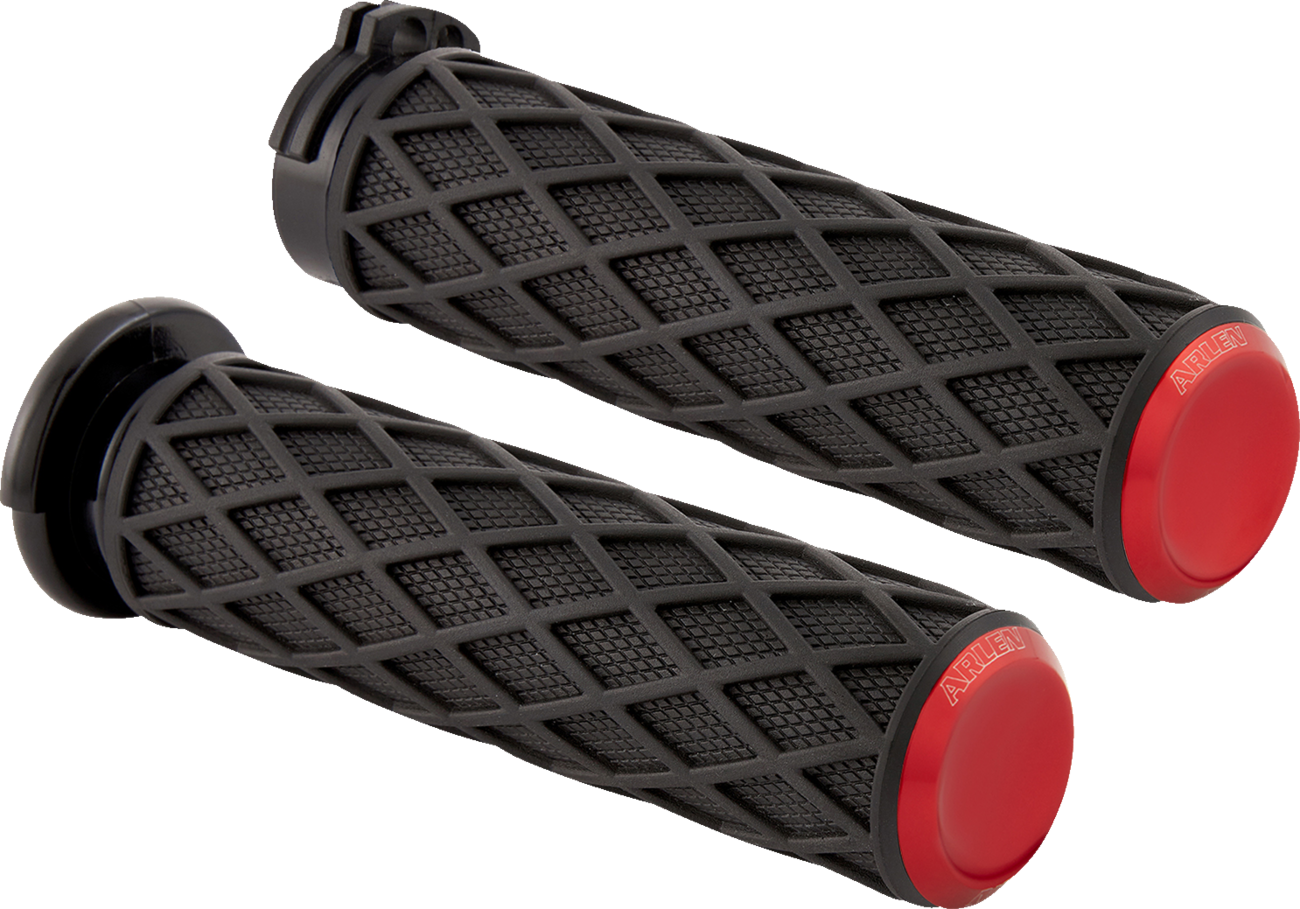 ARLEN NESS Diamond Grips - Cable - Red 500-015