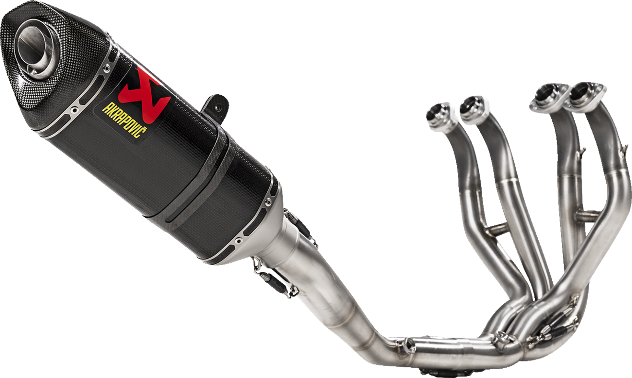AKRAPOVIC Racing Line Exhaust System - Carbon - Kawasaki ZX-6R S-K6R11-RC/1