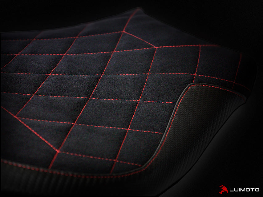 LUIMOTO Diamond Edition Rider Seat Cover for the DUCATI 1198 / 1098 / 848 / Evo