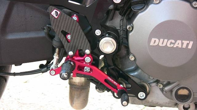 DBK Special Parts (Ducabike) Adjustable Rearsets for the Ducati Monster 696/796/1100