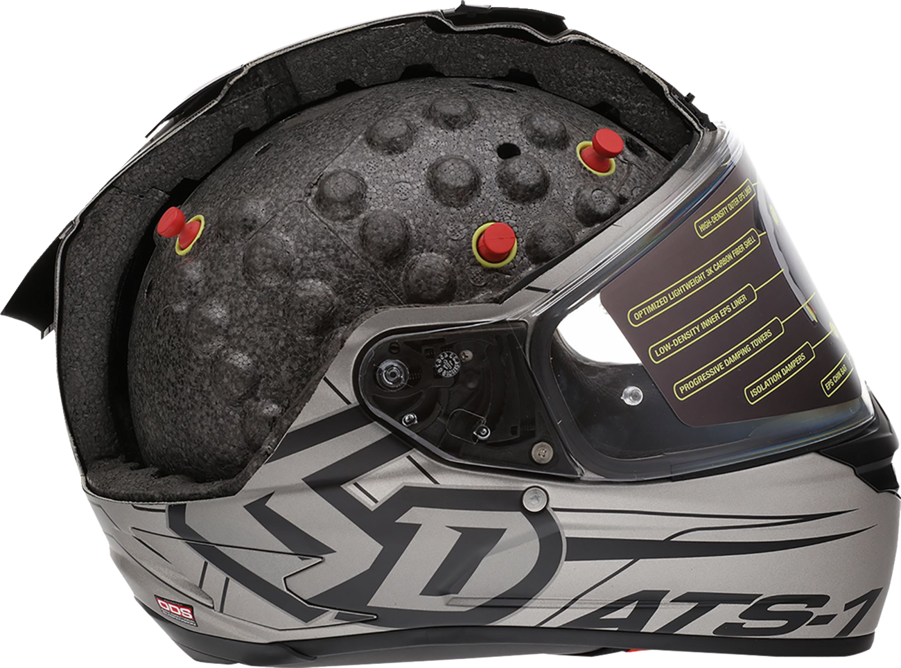 6D HELMETS Cutaway Display - ATS-1R 90-2004