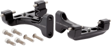 ARLEN NESS Forged Floorboard Mounts - Passenger - All Black 410-032