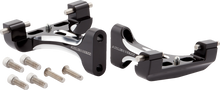 ARLEN NESS Forged Floorboard Mounts - Passenger - Black 410-033