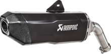 AKRAPOVIC Slip-On Line Muffler - Titanium - Black S-B9SO3-HFBFCTBL