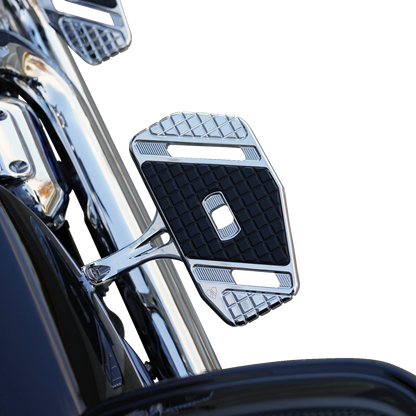 ARLEN NESS Forged Floorboard Mounts - Passenger - Chrome 410-034