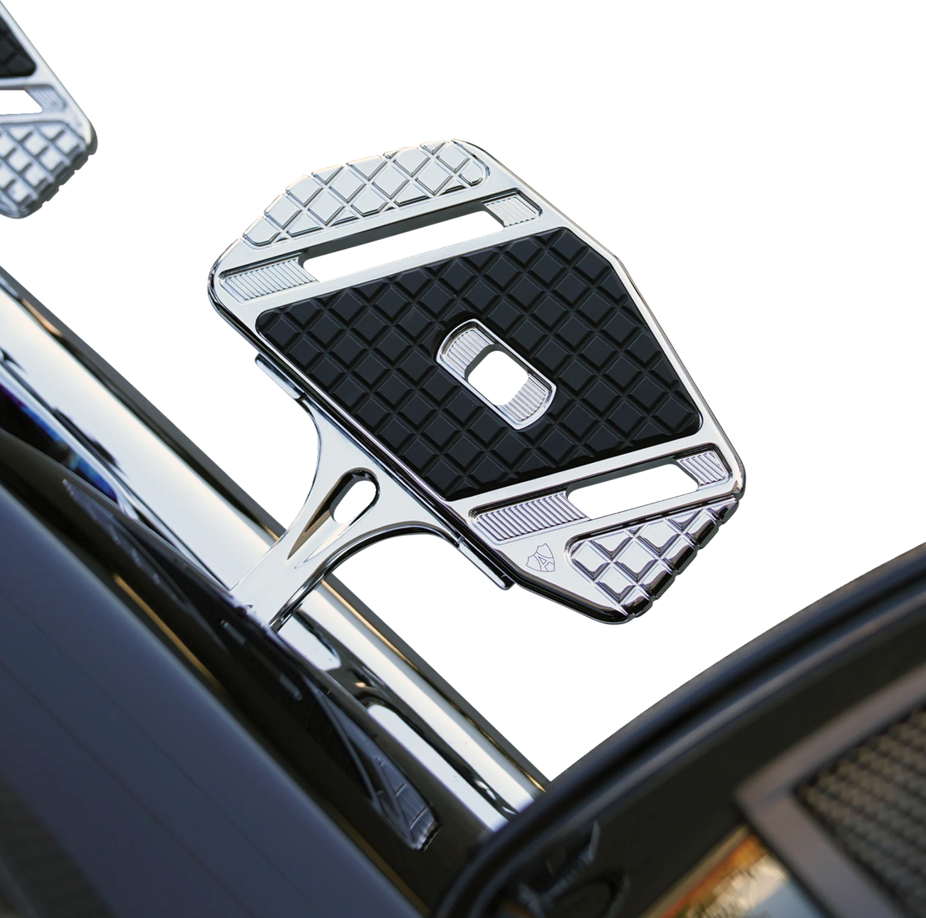 ARLEN NESS Forged Floorboard Mounts - Passenger - Chrome 410-034