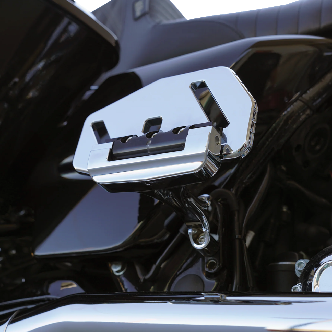 ARLEN NESS Forged Floorboard Mounts - Passenger - Chrome 410-034