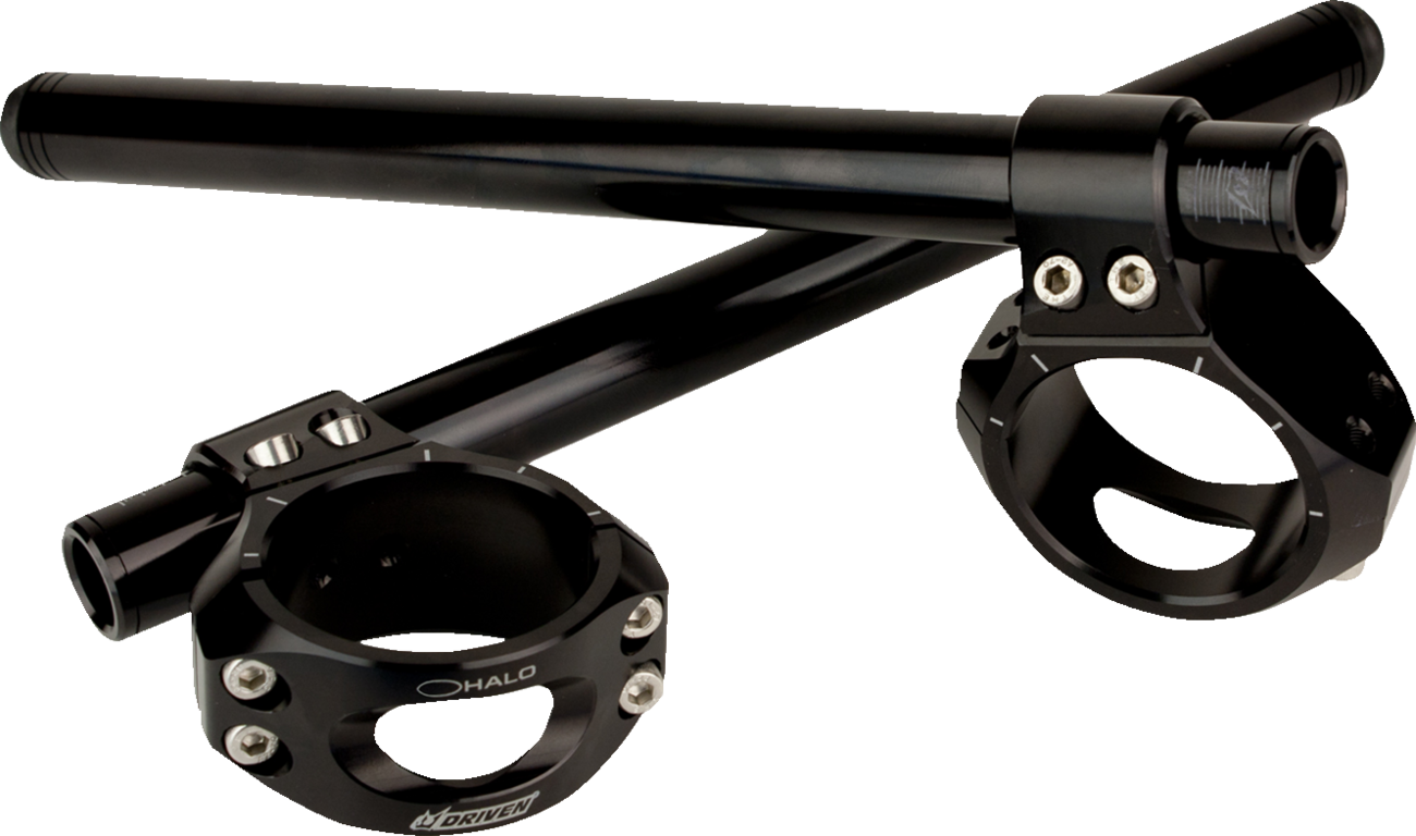 DRIVEN RACING Halo Clip-On Handlebar - 55 mm - Black DHCLO-55C BK