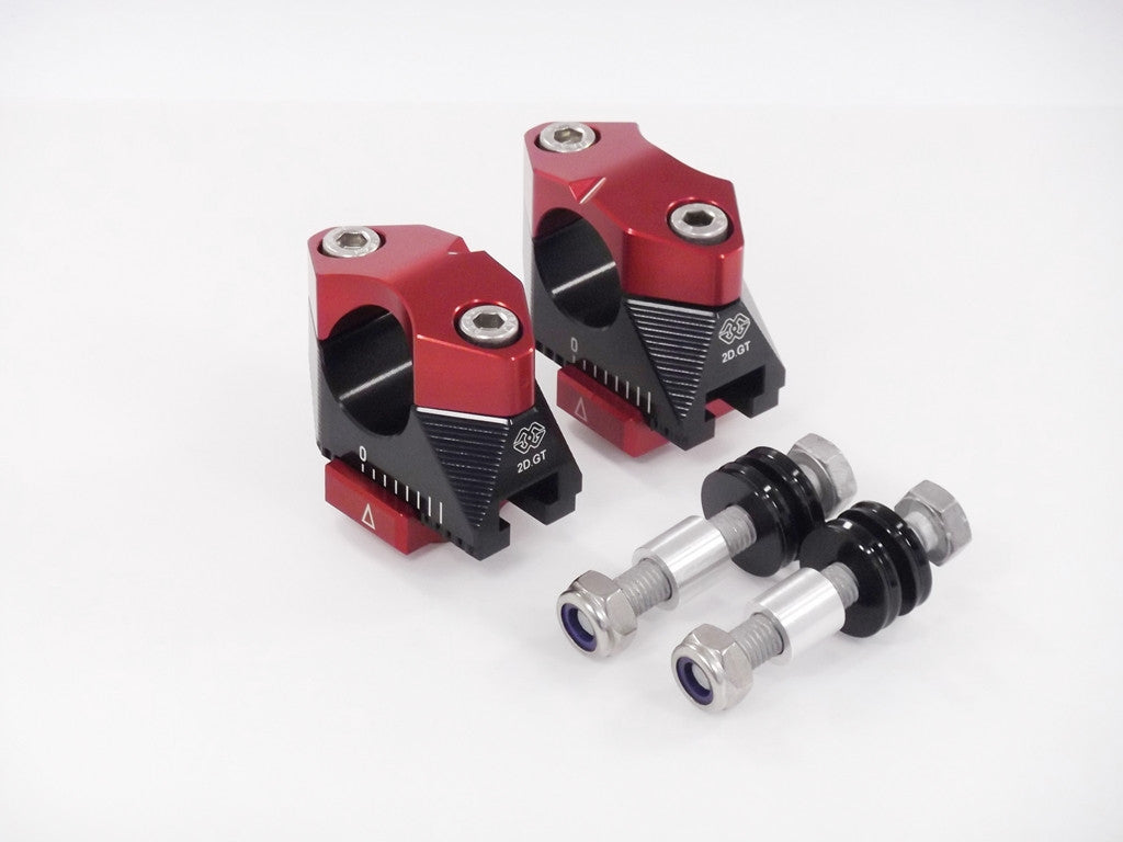 Gilles 2D.GT Adjustable Handlebar Risers for the Yamaha FZ-07/MT-07