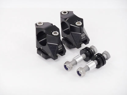 Gilles 2D.GT Adjustable Handlebar Risers for the Aprilia Caponord 1200