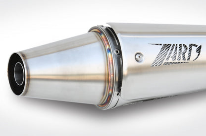 ZARD Low Mount Cone style Exhaust for Triumph Bonneville, Thruxton, and Scrambler