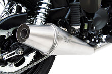 ZARD Low Mount Cone style Exhaust for Triumph Bonneville, Thruxton, and Scrambler