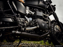 ZARD 'CROSS' Conical Exhaust for Triumph Scrambler  Thruxton and Bonneville