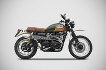 ZARD 2>1 STEEL RACING GOLD EDITION FULL KIT Exhaust for Triumph Scrambler