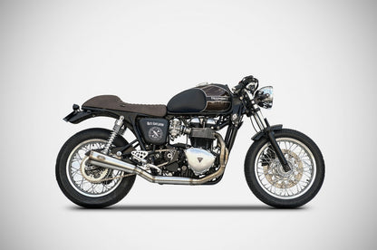 ZARD 'BAD CHILD' 2 into 1 Full Exhaust for Triumph Scrambler  Thruxton and Bonneville