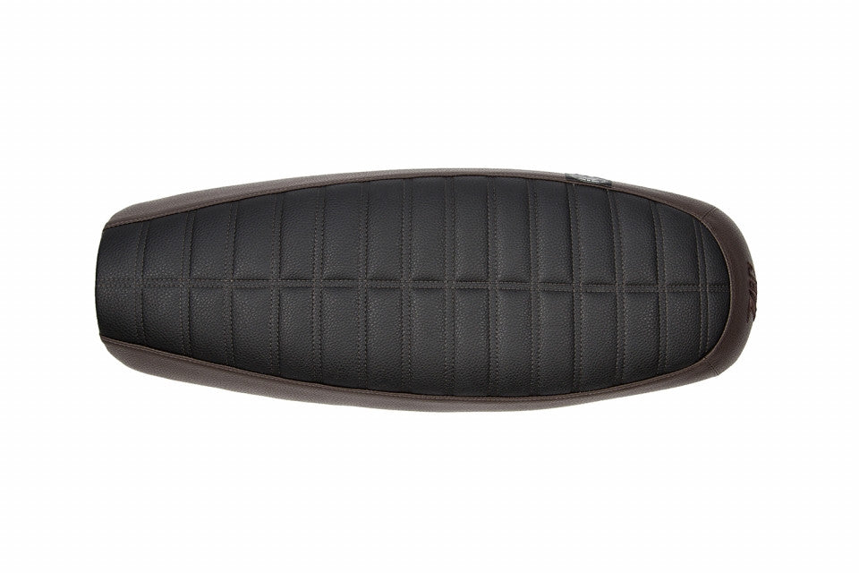 ZARD Slim Seat Essential 'DOUBLE STITCH' for Triumph Thruxton  Bonneville  Street Twin  and Scrambler