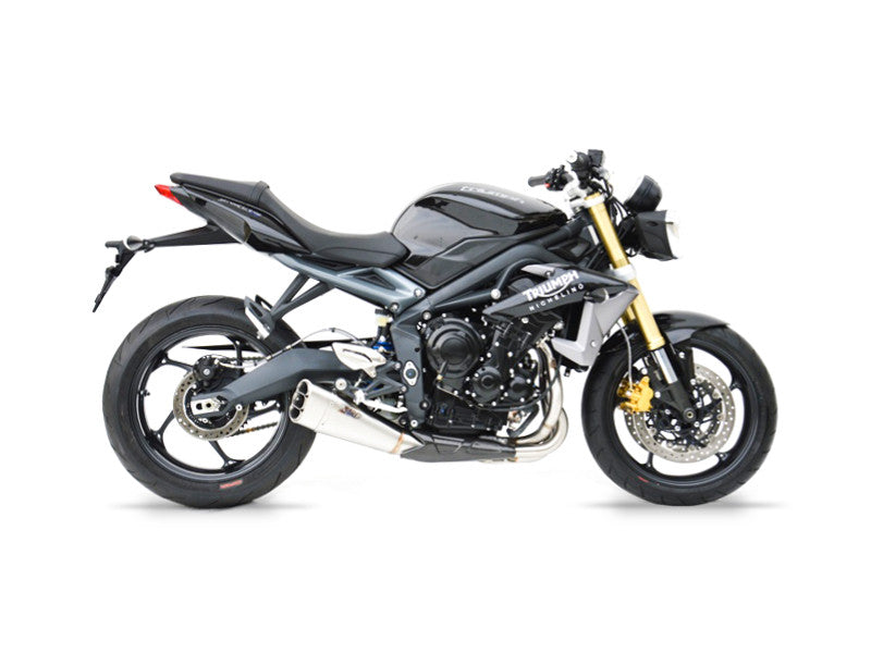 ZARD "SHORT" Slip-on Exhaust for Triumph Street Triple 675 (2013--2016)