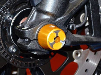 DBK Special Parts (Ducabike) Tri Blade Front Axle Slider for Ducati's with Larger Axle