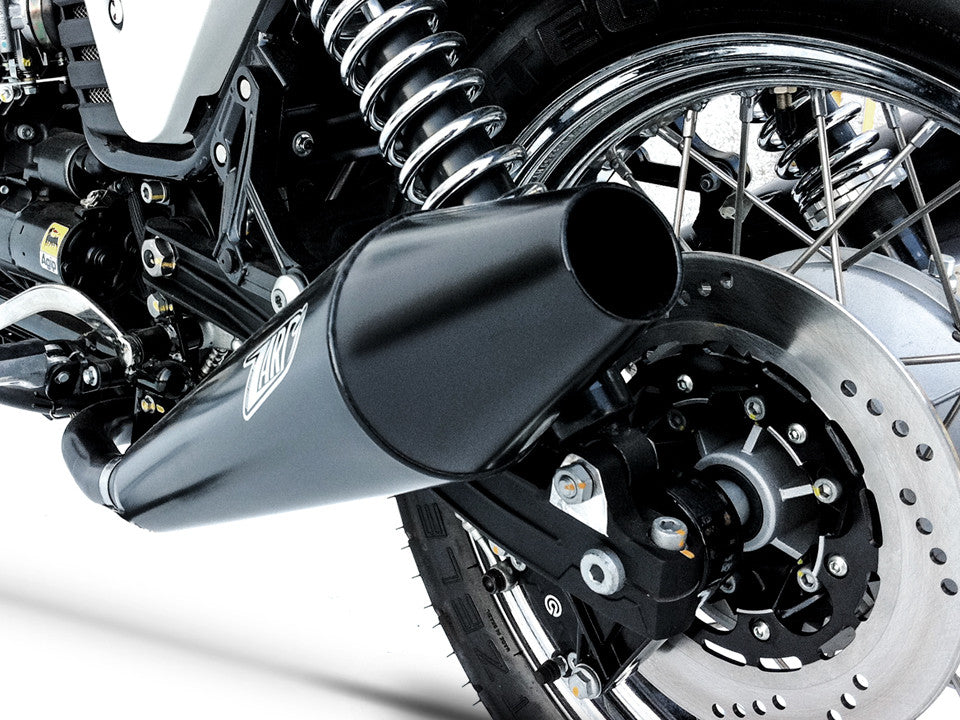 ZARD Conical Silencers for Moto Guzzi Cafe Racer / Cafe Classic (09-15)