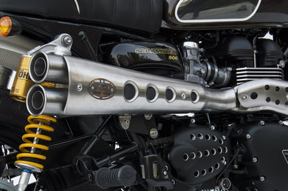 ZARD Special Edition HIGH MOUNT Exhaust for Triumph Scrambler
