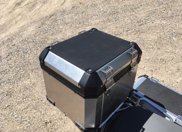 TechSpec Pannier Lid Guards for the BMW R 1200 GSA (14+) Tail / Back 32 Itr Snake Skin