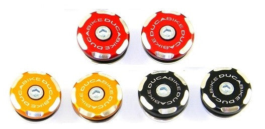 DBK Special Parts (Ducabike) Contrast Cut Frame Plug Kit for the Ducati Monster 696/796/1100