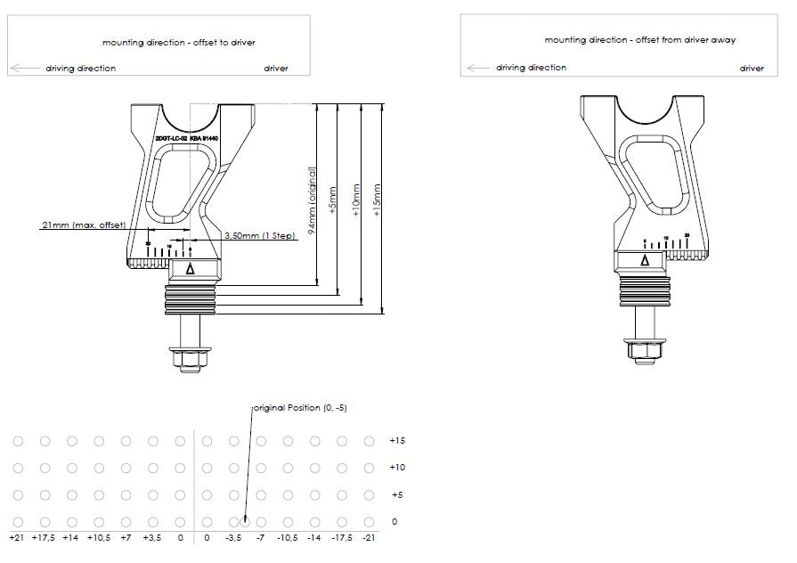 Gilles 2D.GT Adjustable Handlebar Risers for the Yamaha FJ-09 (Tracer 900) 2014+