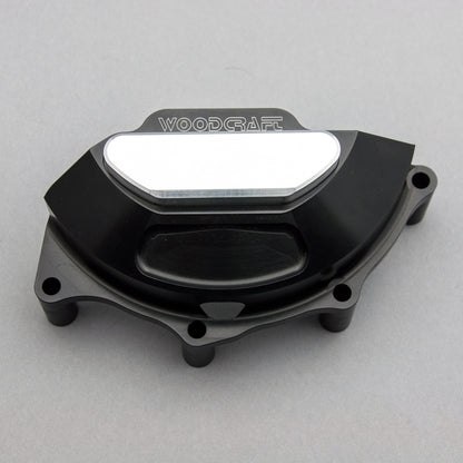 WOODCRAFT LHS Stator Cover Black Anodized for Ducati Panigale / Streetfighter V4 / S / R / Speciale