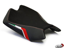 LUIMOTO Team Italia Rider Seat Covers for the Aprilia RSV4 (09-20)