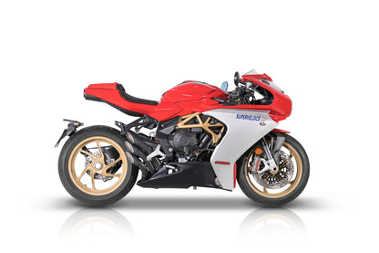 QD Exhaust Power Gun Slip-on - MV Agusta Brutale 800 (2016+), and Dragster 800, F3 675 / 800 (2017+), RVS #1, and Superveloce