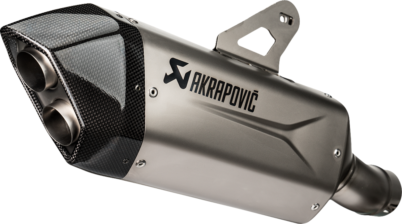 AKRAPOVIC Slip-On Line Muffler - Titanium - Silver - BMW R 1300 GS S-B13SO4-HJGT