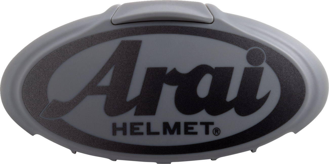 ARAI HELMETS 3D Arai Logo Duct - Metal Silver/Gray 102111
