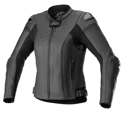Alpinestars Stella Missile V2 Leather Jacket - Black/Black
