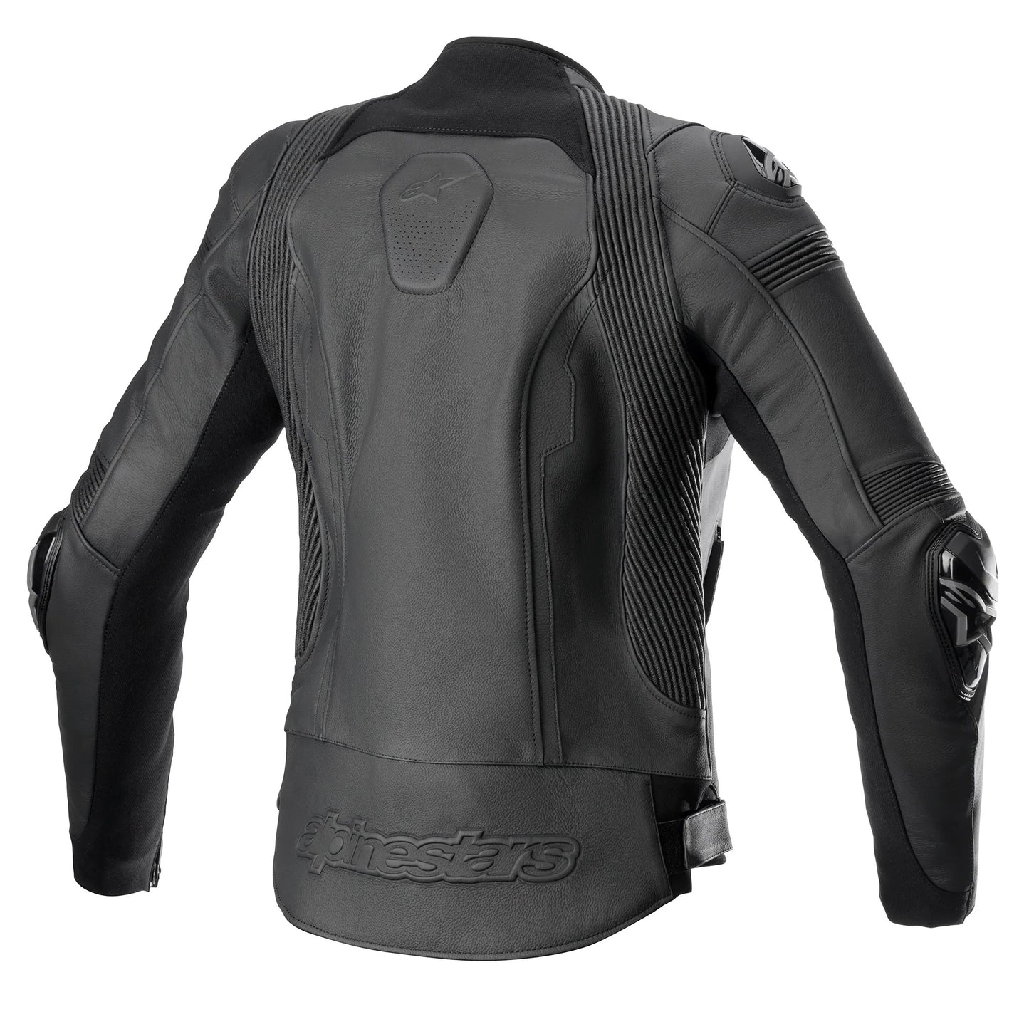 Alpinestars Stella Missile V2 Leather Jacket - Black/Black