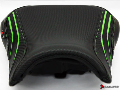 LUIMOTO (Sport) Rider Seat Covers for the KAWASAKI ER6N ER6F 650 (12-16)