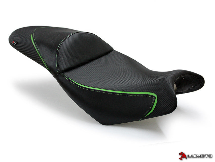 LUIMOTO (Sport) Rider Seat Covers for the KAWASAKI VERSYS 650 (2007+)