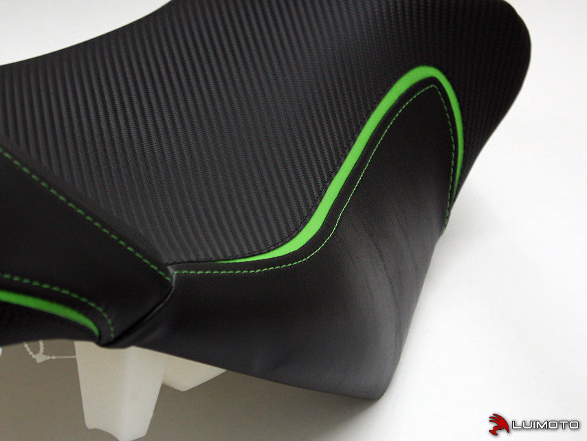 LUIMOTO (Sport) Rider Seat Covers for the KAWASAKI VERSYS 650 (2007+)