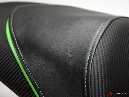 LUIMOTO (Sport) Rider Seat Covers for the KAWASAKI VERSYS 650 (2007+)