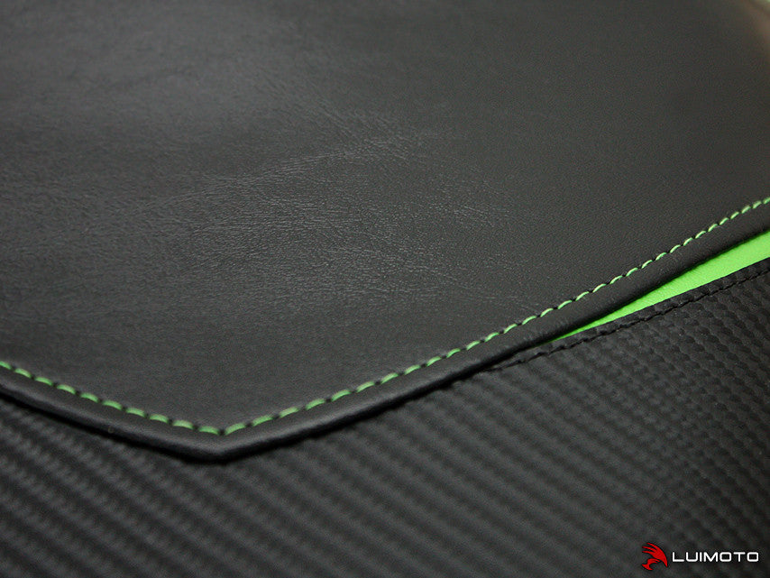 LUIMOTO (Sport) Rider Seat Covers for the KAWASAKI VERSYS 650 (2007+)