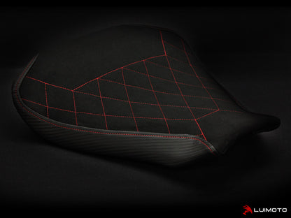 LUIMOTO (Diamond Edition) Rider Seat Cover for the MV AGUSTA F4 (2010+)